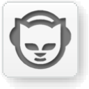 Napster White Icon
