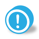button round dark warning Icon