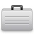 Metallic briefcase Icon