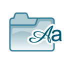 Folder font Icon