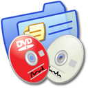 Folder Blue DVDR & CDR Icon