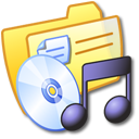 Folder Yellow Music 1 Icon