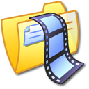 Folder Yellow Video 2 Icon