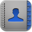 contacts blue Icon