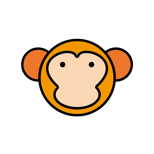 Animal icon - color - Monkey Icon