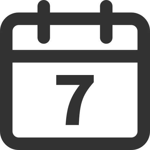 Calendar - one week Icon
