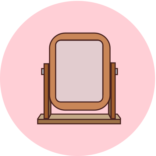 Cosmetic mirror Icon