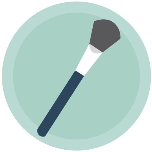 Cosmetics - Foundation Brush -cosmetics Icon