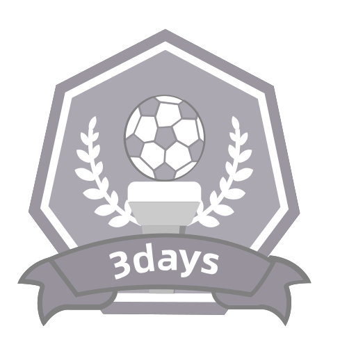 Additional task achievement gray 3 days Icon