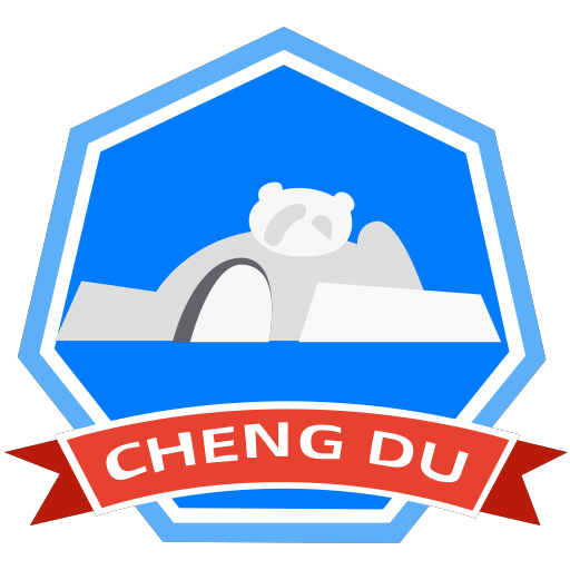 Color Chengdu cumulative mileage achievement Icon Icon