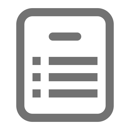 List table Icon