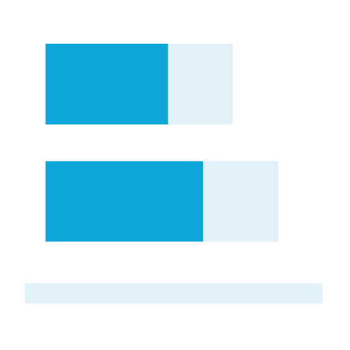 Stacked Bar Graph Icon