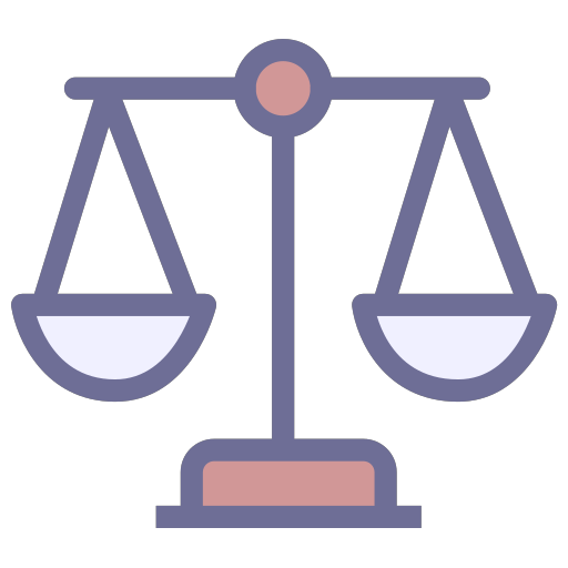 Balance, balance, law Icon
