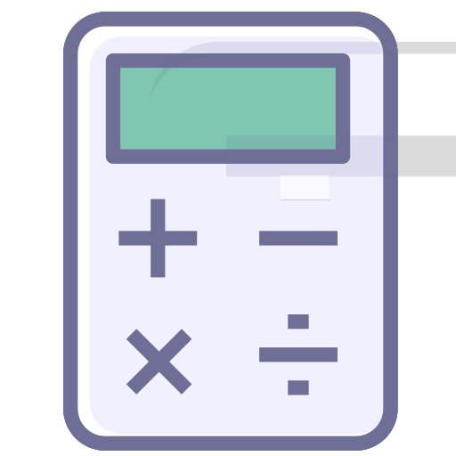 Counting, calculator, accounting, statistics Icon