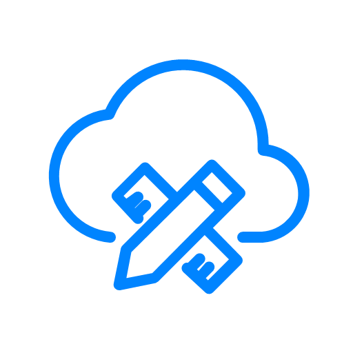Home cloud design system Icon