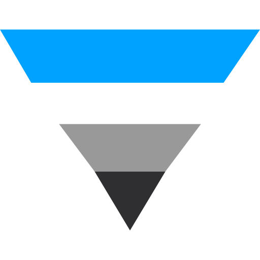 Icon funnel diagram Icon