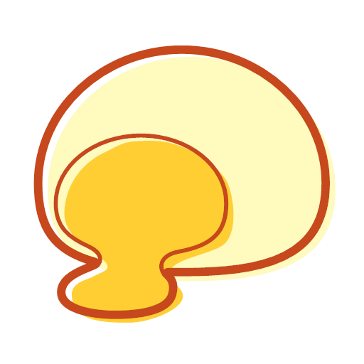 Cream Custard Bun Icon