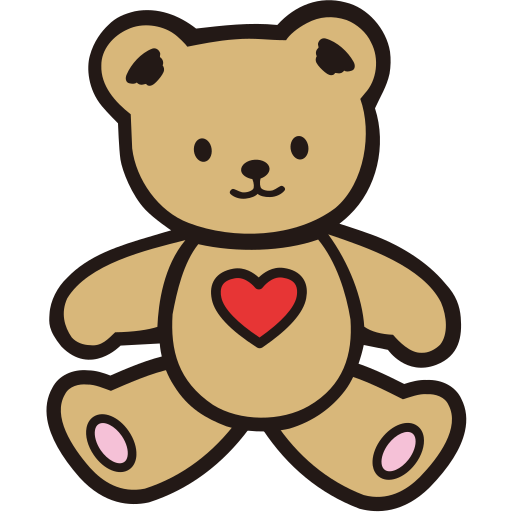 Teddy bear doll cute Icon