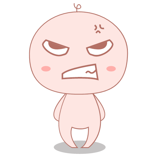 Angry bean curd Icon
