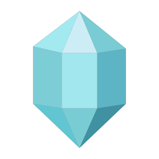 Common crystal gemstones Icon