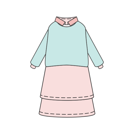 Princess Dress. SVG Icon
