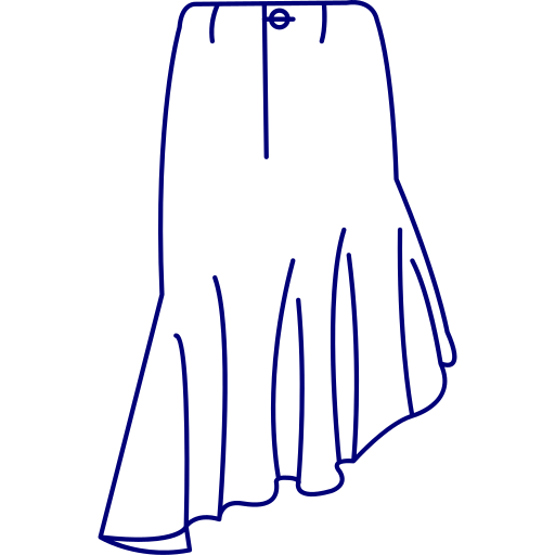 Irregular skirt Icon