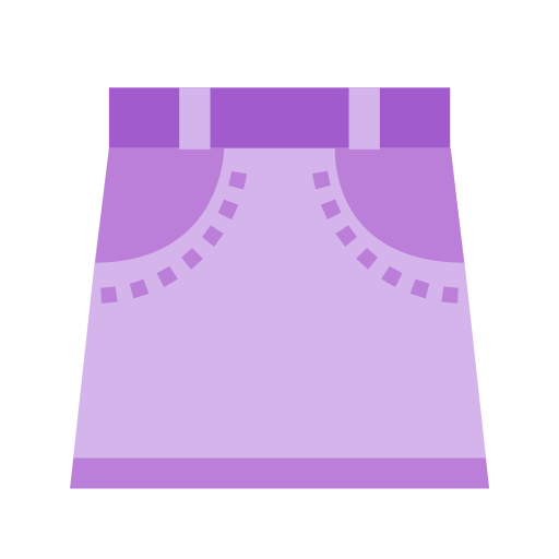 Purple skirt Icon
