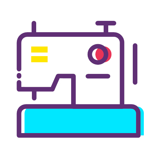 Clothing sewing machine Icon