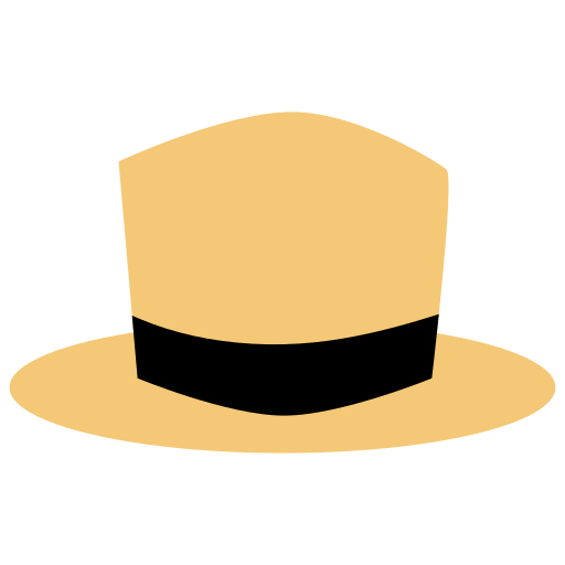 Panama straw hat-01 Icon