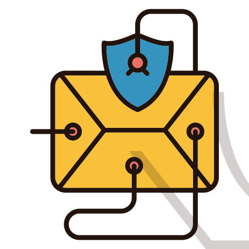 Email virus threat Icon