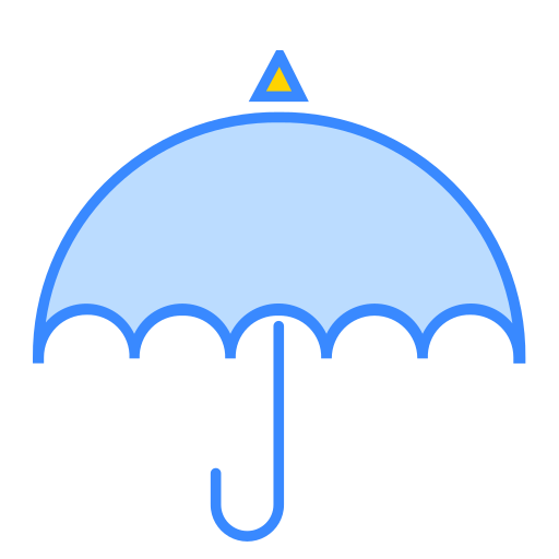 Convenient umbrella Icon