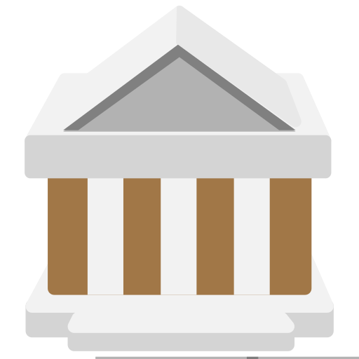 Government departments, buildings, construction Icon