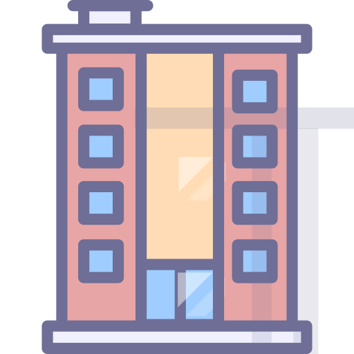 Apartment, building, community, home, building, house Icon