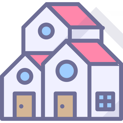 Villages, houses, buildings Icon