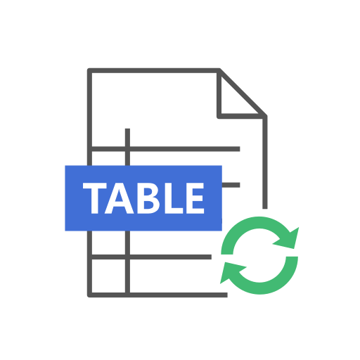 Table update Icon