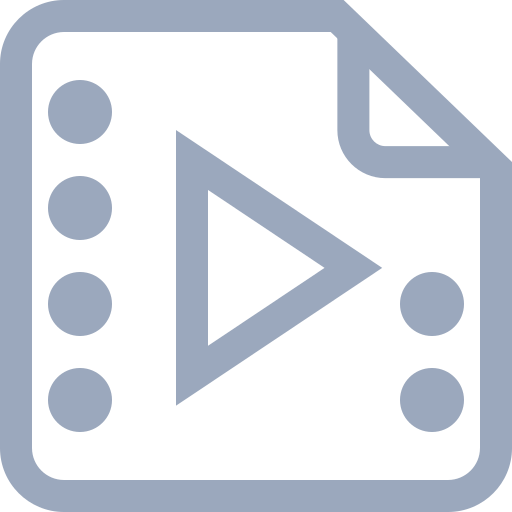Video file gray Icon
