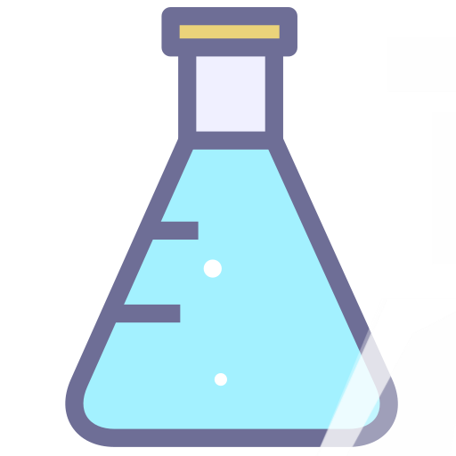 Experimental bottle, experiment, research Icon