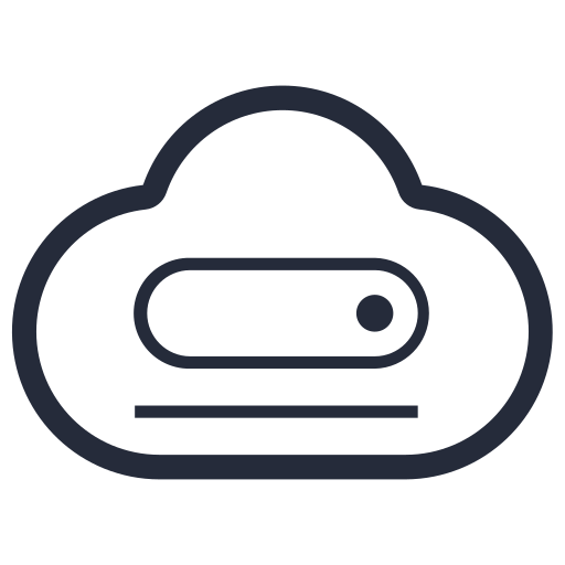Elastic cloud server Icon