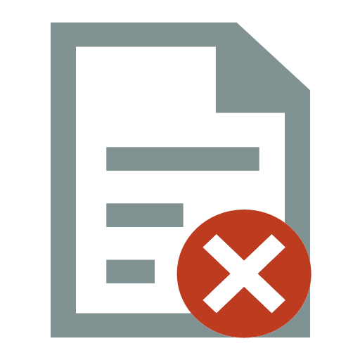 File deletion Icon