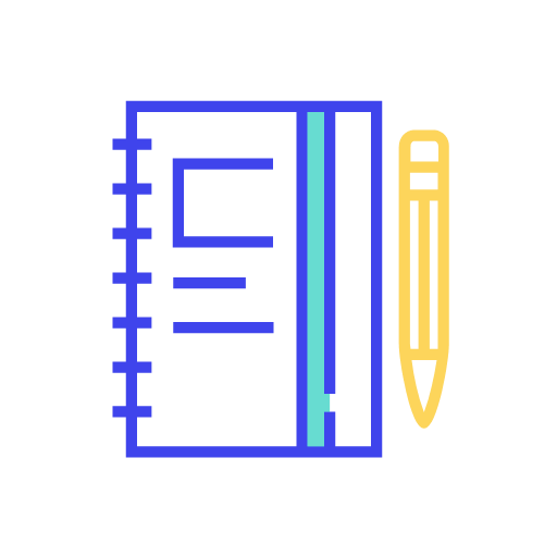 Closed notebook Icon