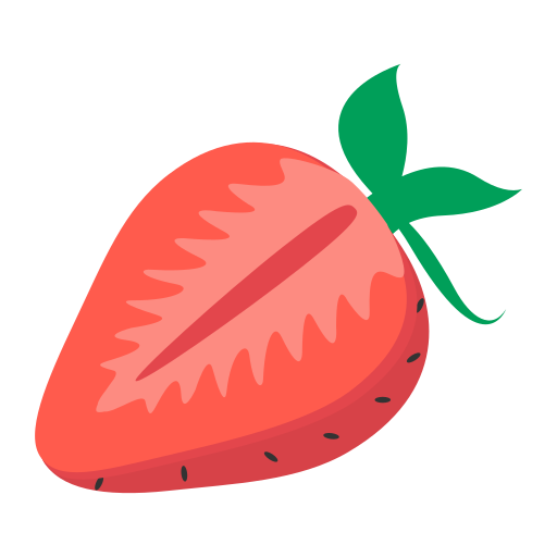 Facial strawberry Icon
