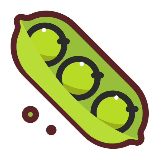 Green soya beans Icon