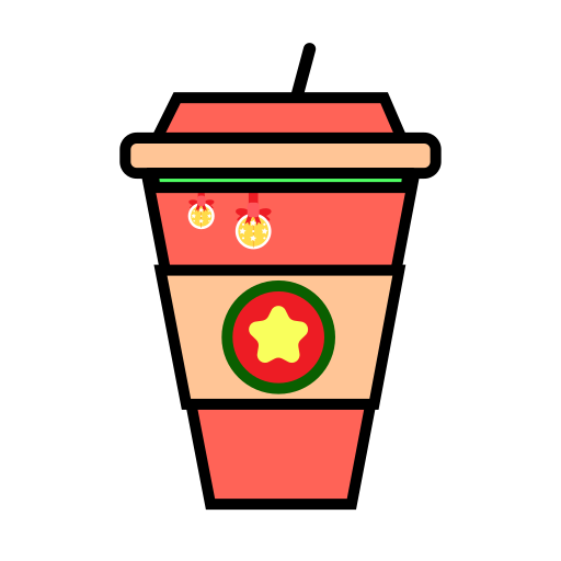 Christmas Coffee Icon