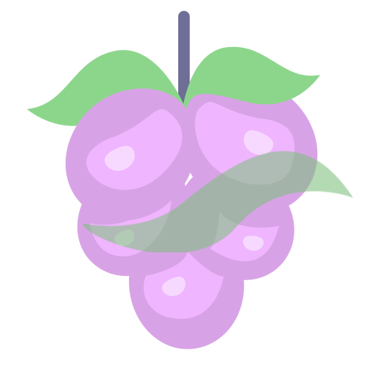 Grapes, fruits Icon