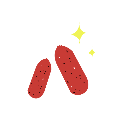 Carbon sausage Icon