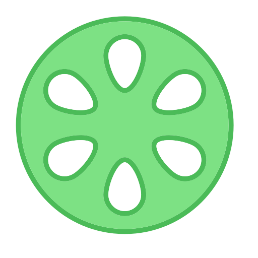 Fresh green fruit Icon