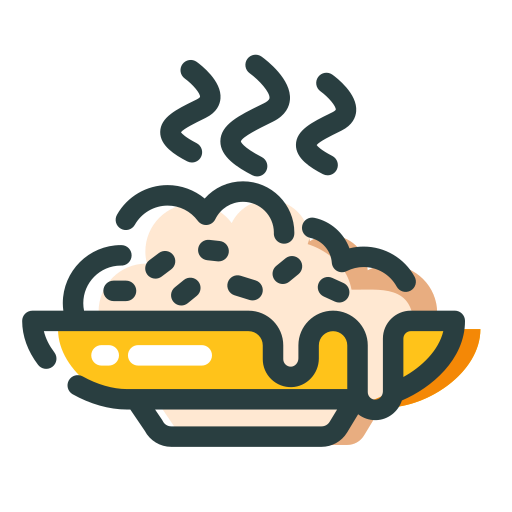 Fried rice with egg Icon