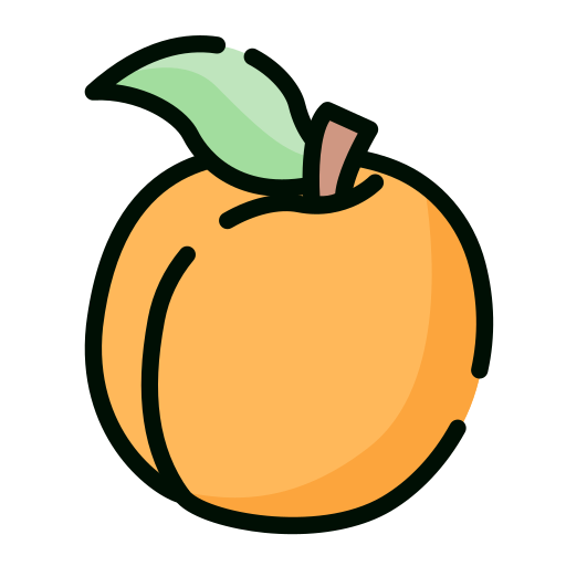 Yellow peach Icon