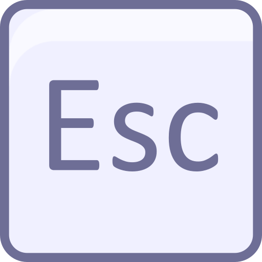 ESC, keyboard Icon