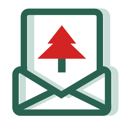 Christmas envelopes Icon